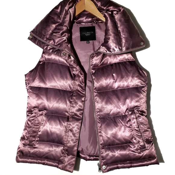 Talbots Jackets & Blazers - Talbots || Satin Puffer Vest